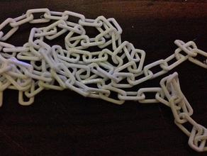 simple chain jewelry carrara 3d print model - Mito3D