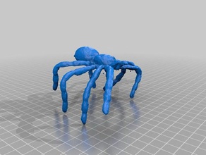 l'araignée art makerbotdigitizer scan 3d print model - Mito3D