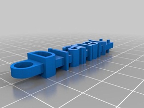 diana organização personalizado 3d print model - Mito3D
