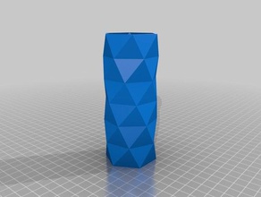twisted vase2 dekor özelleştirilmiş 3d print model - Mito3D