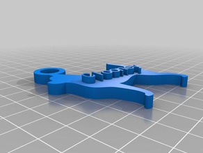 my customized keychain dog keychains 3d print model - Mito3D
