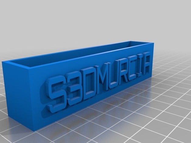 titulaire de la carte bureau personnalisé 3D print model - Mito3D