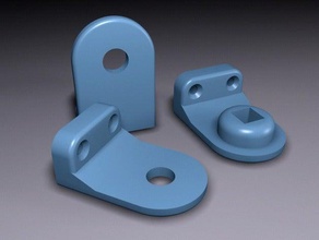 roller curtain holders replacement parts 3d print model - Mito3D