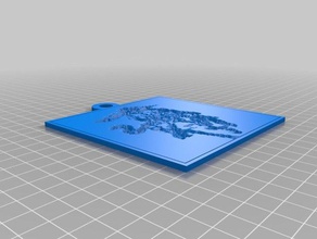 raider 2d Kunst angepasst 3d print model - Mito3D