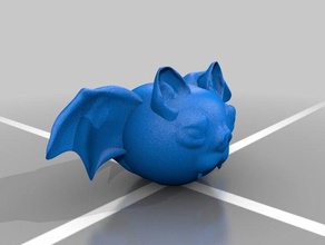 bapple creatures bat apple 3d print model - Mito3D