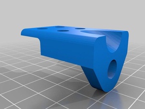 Winkelanschlag Teile 25 zylindrische Ausnehmung technische Zeichnung 3d print model - Mito3D