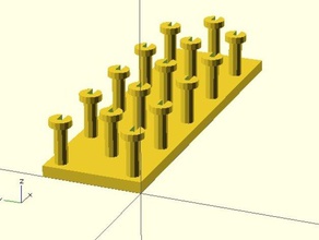 parametrische Gummi-band loom - Spielzeug Spiel Zubehör anpassbare customizer 3d print model - Mito3D