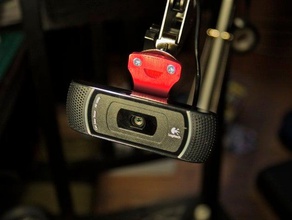 walt Genius webcam c910 kamera 3d dirsek sevimli ev ıkea taslak supportless yararlı 3d print model - Mito3D