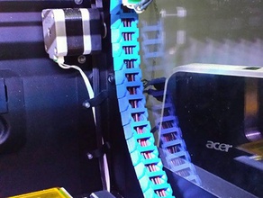 replicator 2x x-Achse Kabel-Kette 3d Drucker Zubehör 3d print model - Mito3D