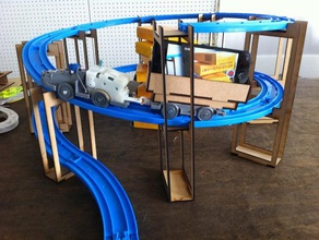 bridge 3d-scan -Spirale ver Maschine tools plarail prarail tomy 3d print model - Mito3D