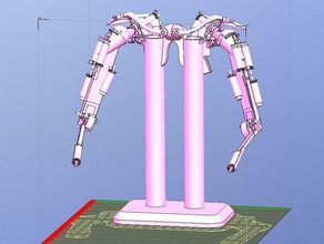 open source humanoid compliant robot torso robotics 3d print model - Mito3D
