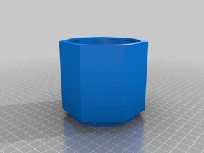 my customized bayonet container mid containers 3d print model - Mito3D