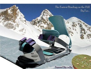 snowboard bağlama kavramı adım diğer mekanizma kayak 3d print model - Mito3D
