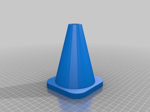 traffic cone other openscad parametric witches hat 3d print model - Mito3D