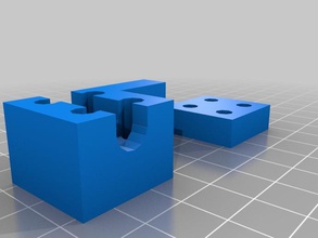 mendel microswitchopto titulaire openscad écrou de pièges d'autres bar paramétrique reprap pince 3d print model - Mito3D