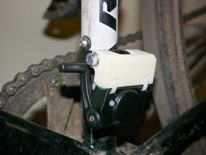 garmin cadência do sensor de velocidade dsc10 assento da bicicleta, o tubo suporte esporte ao ar livre 3d print model - Mito3D