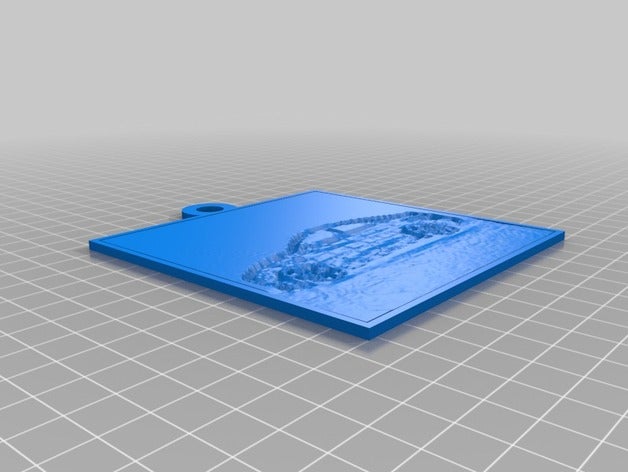 cla lithopane 2d a arte personalizado 3D print model - Mito3D