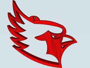 william jewell college cardinal signs logos kansas city liberty missouri sports 3d print model - Mito3D