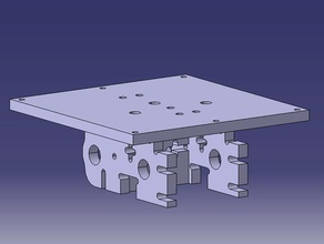routerized cupcake cnc y-stage platform other axis magnet y-axis z-axis z-stage 3d print model - Mito3D