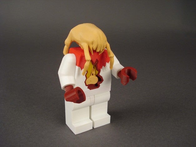headcrab zombie personnes la moitié de vie minifig 3D print model - Mito3D
