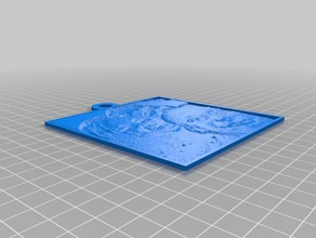 lithopane gift 2d art customized 3d print model - Mito3D