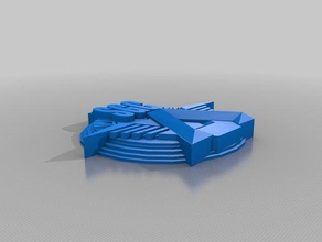 sgc sala conferenze emblema oggetti di scena stargate 3d print model - Mito3D