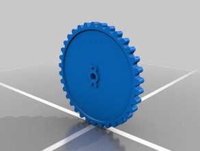 knex rojo de engranajes la construcción los juguetes rueda 3d print model - Mito3D