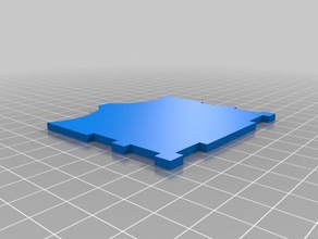 articulada baralho de caixa tampa da frente jogos personalizado 3d print model - Mito3D