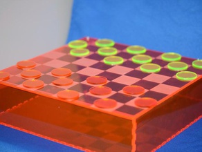 checkerboard box games robbinsvillehighschool 3d print model - Mito3D