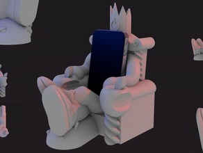 ithrone deluxe mobil telefon apple evd iphone 3d print model - Mito3D