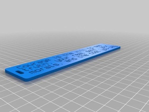 thnk tags courage organization customized 3d print model - Mito3D