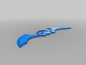 batarang enfeite de natal decoração makerbotornaments 3d print model - Mito3D