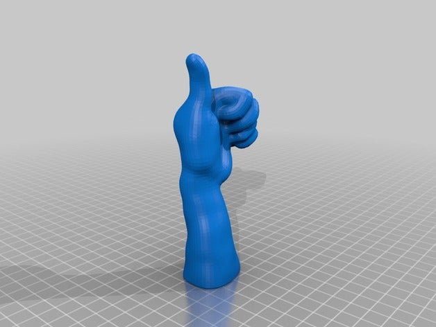 polegares para cima pessoas 3D print model - Mito3D