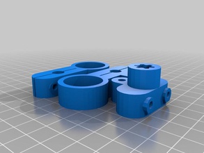precision adjustable endstop holder constraint revisited 3d printer parts mende prusa axis 3d print model - Mito3D
