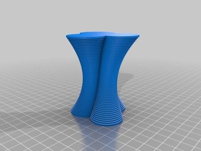 my customized cylinder vase cup bracelet generator decor 3d print model - Mito3D
