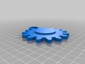 reprap gear ornament gadgets makerbotornaments 3d print model - Mito3D