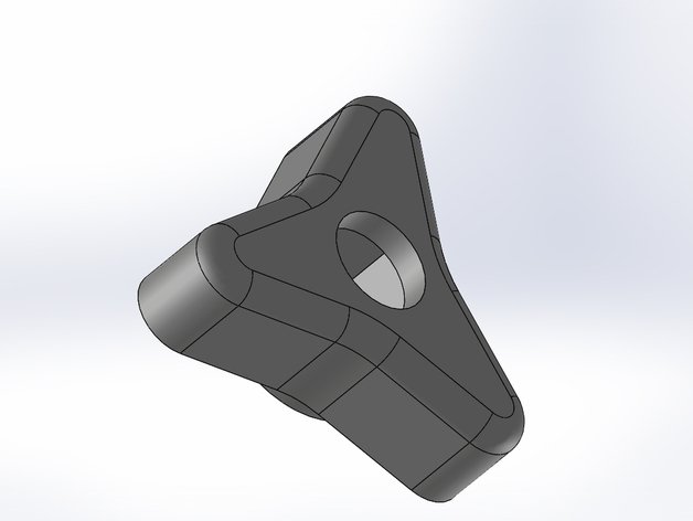 ecrou papillon m8 d'autres bouton 3D print model - Mito3D