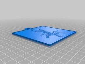 faj lithopane 2d sanat özelleştirilmiş 3d print model - Mito3D