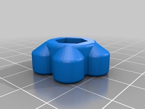 1 Zoll knob 14-Zoll-Schraube hand tools angepasst 3d print model - Mito3D