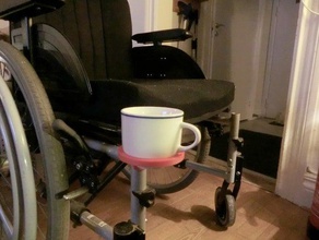 tekerlekli sandalye bardak tutucu diğer aksesuar içinde 3d print model - Mito3D