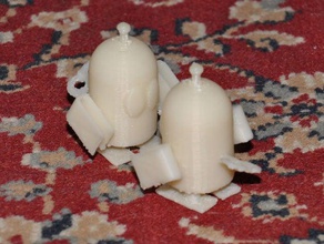 robot mignon figurine d'autres 3d paramétrique jouet 3d print model - Mito3D