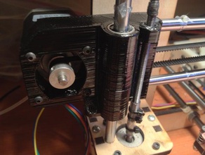 a montagem do motor modificado mais apoio prusa i3 3d impressora partes 3d print model - Mito3D