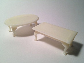 miniature de la reine anne tables café d'autres 1to24scale maison poupées le mobilier toscale 3d print model - Mito3D