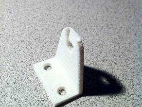 blind mount other 90 degree angle bracket lower venetian 3d print model - Mito3D