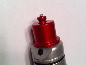 war doctors sonic screwdriver red cap part props 3d print model - Mito3D