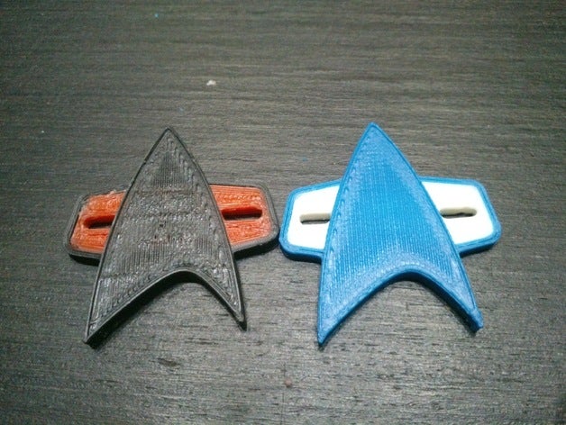 dual-Farb-startrek communicator Kostüm star trek 3D print model - Mito3D