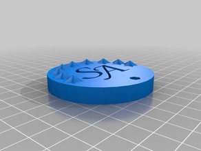 sa logo keychain Versuch 1 Schlüsselanhänger 3d print model - Mito3D