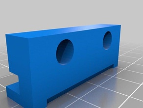 solidoodle 3 square extruder 40mm fan mount 3d printer accessories 3d print model - Mito3D
