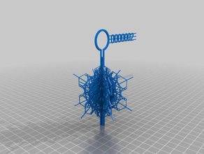 snowflake ornament 2 Dekor angepasst 3d print model - Mito3D