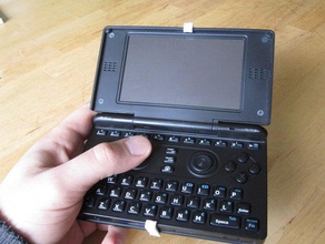 openpandora lid holder other handheld 3d print model - Mito3D